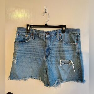 Madewell High Rise Denim Shorts